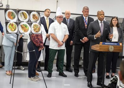 New York City’s hospitals, schools, and businesses are committed to reducing food-based emissions by 33% by 2030